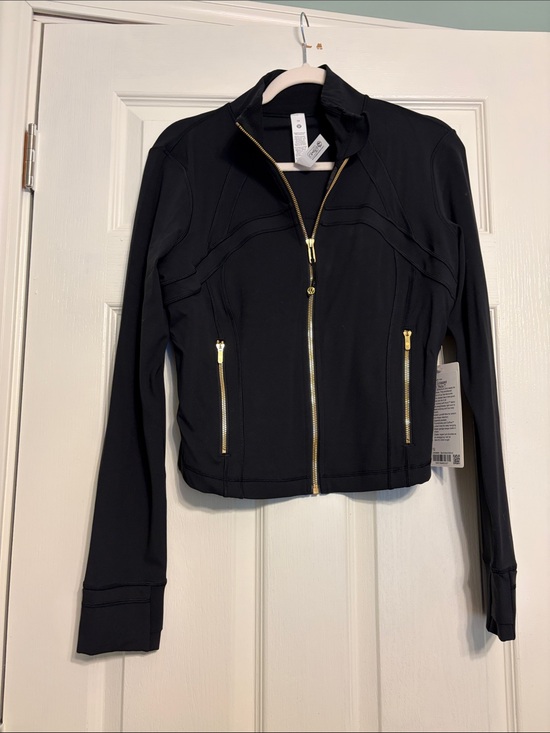 lululemon athletica Jackets & Blazers - NWT lululemon athletica cropped define Jacket with Gold Zippers size 12